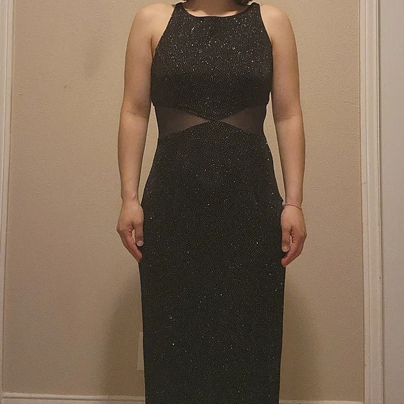 Betsy & Adam | Dresses | Betsy Adam Glitter Gown | Poshmark